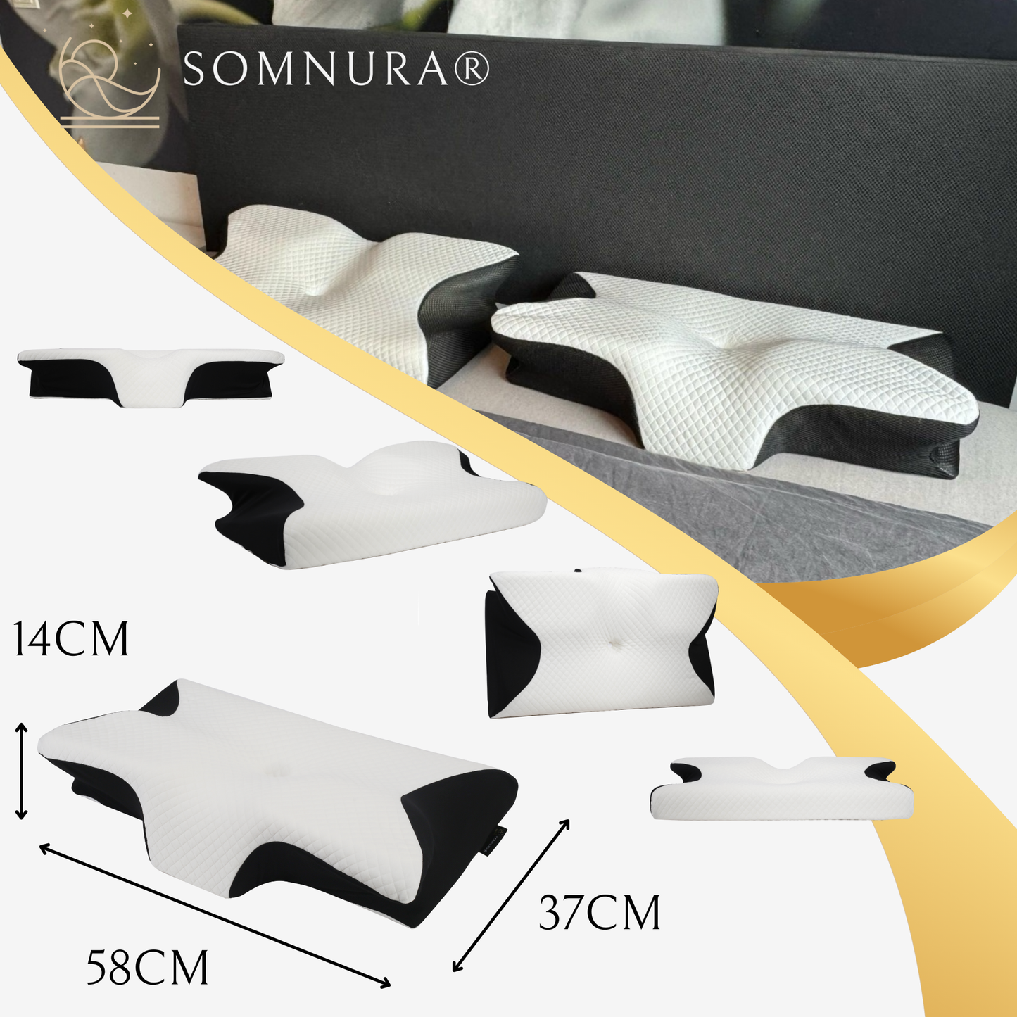 Somnura-Hoofdkussen-Size